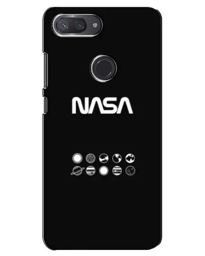 Чехол для Xiaomi Mi 8 Lite с картинкой «NASA — технический принт» Чехол для Xiaomi Mi 8 Lite с картинкой «NASA — технический принт»