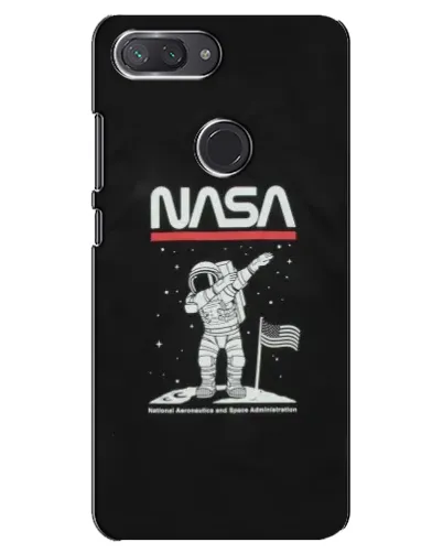 Чехол для Xiaomi Mi 8 Lite с картинкой «NASA — шагаем по Луне» Чехол для Xiaomi Mi 8 Lite с картинкой «NASA — шагаем по Луне»