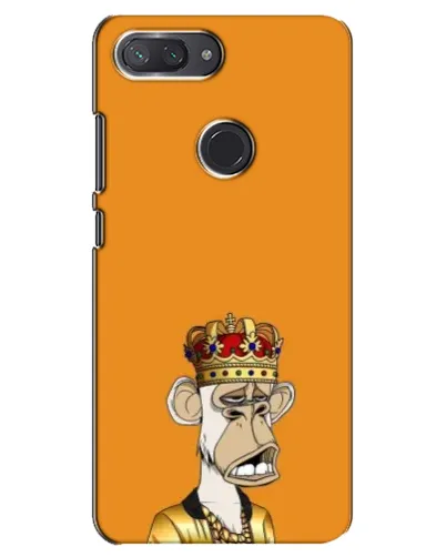 Чехол для Xiaomi Mi 8 Lite с картинкой «Золотая обезьяна Bored Ape» Чехол для Xiaomi Mi 8 Lite с картинкой «Золотая обезьяна Bored Ape»