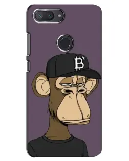 Чехол для Xiaomi Mi 8 Lite с картинкой «Bored Ape в кепке»