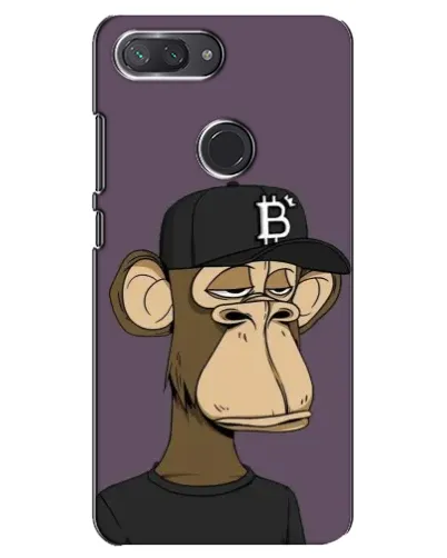 Чехол для Xiaomi Mi 8 Lite с картинкой «Bored Ape в кепке» Чехол для Xiaomi Mi 8 Lite с картинкой «Bored Ape в кепке»