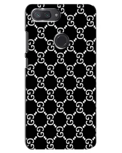 Чехол для Xiaomi Mi 8 Lite с картинкой «Gucci — сетчатый паттерн» Чехол для Xiaomi Mi 8 Lite с картинкой «Gucci — сетчатый паттерн»