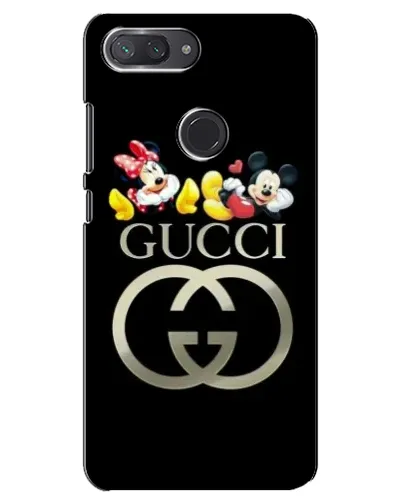 Чехол для Xiaomi Mi 8 Lite с картинкой «Gucci — герои Disney»