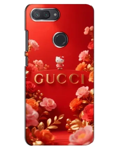 Чехол для Xiaomi Mi 8 Lite с картинкой «Gucci — золотой сад»