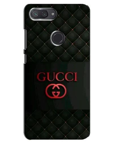 Чехол для Xiaomi Mi 8 Lite с картинкой «Gucci — стеганый черный»