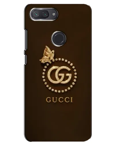 Чехол для Xiaomi Mi 8 Lite с картинкой «Gucci — золотая бабочка»