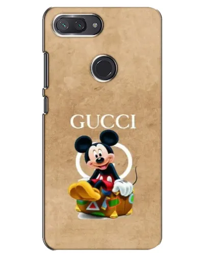 Чехол для Xiaomi Mi 8 Lite с картинкой «Микки Маус Gucci — крафт»