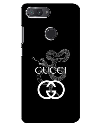 Чехол для Xiaomi Mi 8 Lite с картинкой «Gucci — серебряная змея»
