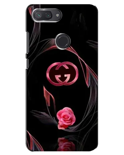 Чехол для Xiaomi Mi 8 Lite с картинкой «Gucci — неоновая роза»