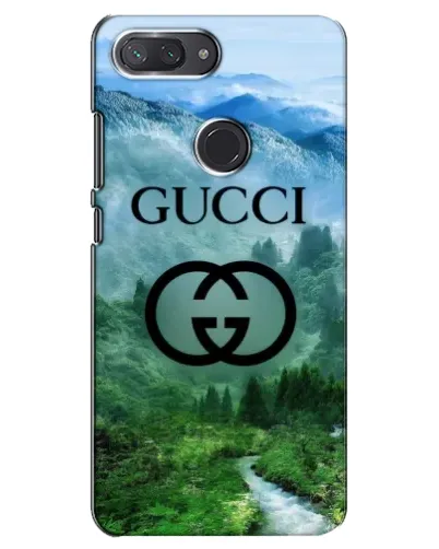 Чехол для Xiaomi Mi 8 Lite с картинкой «Gucci — горный пейзаж»