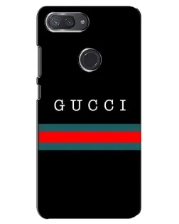 Чехол для Xiaomi Mi 8 Lite с картинкой «Gucci — красный пояс»