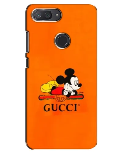 Чехол для Xiaomi Mi 8 Lite с картинкой «Микки Маус Gucci — оранж» Чехол для Xiaomi Mi 8 Lite с картинкой «Микки Маус Gucci — оранж»