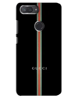 Чехол для Xiaomi Mi 8 Lite с картинкой «Gucci — строгая линия»