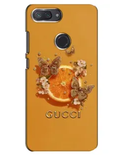 Чехол для Xiaomi Mi 8 Lite с картинкой «Gucci — золотые бабочки»