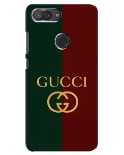 Чехол для Xiaomi Mi 8 Lite с картинкой «Gucci — темно-зеленый градиент»