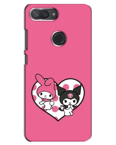Чехол для Xiaomi Mi 8 Lite с картинкой «Kuromi и My Melody»