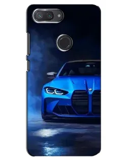 Чехол для Xiaomi Mi 8 Lite с картинкой «Голубая BMW M4» Чехол для Xiaomi Mi 8 Lite с картинкой «Голубая BMW M4»