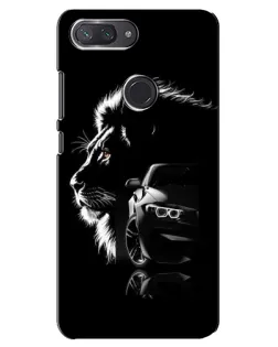 Чехол для Xiaomi Mi 8 Lite с картинкой «BMW и лев» Чехол для Xiaomi Mi 8 Lite с картинкой «BMW и лев»