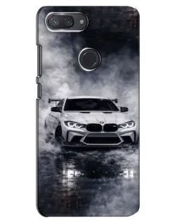 Чехол для Xiaomi Mi 8 Lite с картинкой «BMW сквозь туман» Чехол для Xiaomi Mi 8 Lite с картинкой «BMW сквозь туман»