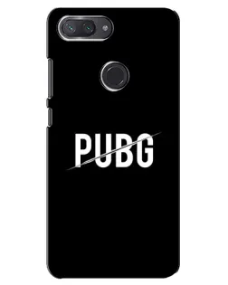 Чехол для Xiaomi Mi 8 Lite с картинкой «PUBG — белый логотип»