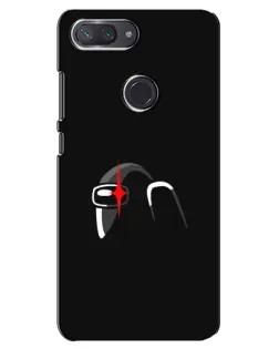 Чехол для Xiaomi Mi 8 Lite с картинкой «Among Us шлем» Чехол для Xiaomi Mi 8 Lite с картинкой «Among Us шлем»