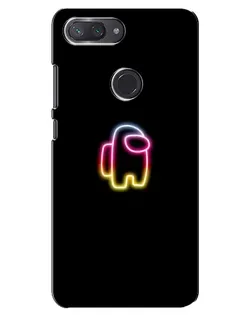 Чехол для Xiaomi Mi 8 Lite с картинкой «Among Us градиент»