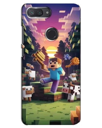 Чехол для Xiaomi Mi 8 Lite с картинкой «Стив на ферме» Чехол для Xiaomi Mi 8 Lite с картинкой «Стив на ферме»