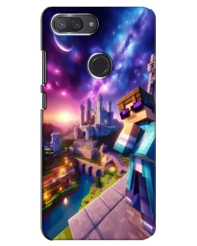 Чехол для Xiaomi Mi 8 Lite с картинкой «Стив и космос» Чехол для Xiaomi Mi 8 Lite с картинкой «Стив и космос»