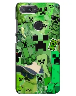 Чехол для Xiaomi Mi 8 Lite с картинкой «Криперы Minecraft» Чехол для Xiaomi Mi 8 Lite с картинкой «Криперы Minecraft»