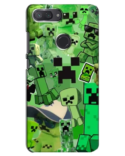 Чехол для Xiaomi Mi 8 Lite с картинкой «Криперы Minecraft» Чехол для Xiaomi Mi 8 Lite с картинкой «Криперы Minecraft»