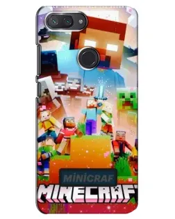 Чехол для Xiaomi Mi 8 Lite с картинкой «Minecraft герои игры» Чехол для Xiaomi Mi 8 Lite с картинкой «Minecraft герои игры»