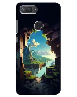 Чехол для Xiaomi Mi 8 Lite с картинкой «Вид из пещеры»