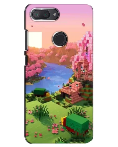 Чехол для Xiaomi Mi 8 Lite с картинкой «Розовое дерево Minecraft» Чехол для Xiaomi Mi 8 Lite с картинкой «Розовое дерево Minecraft»