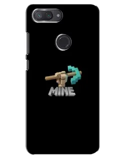 Чехол для Xiaomi Mi 8 Lite с картинкой «Алмазная кирка»