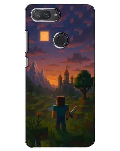 Чехол для Xiaomi Mi 8 Lite с картинкой «Стив у башни» Чехол для Xiaomi Mi 8 Lite с картинкой «Стив у башни»