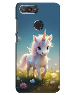 Чехол для Xiaomi Mi 8 Lite с картинкой «Единорог на поляне» Чехол для Xiaomi Mi 8 Lite с картинкой «Единорог на поляне»