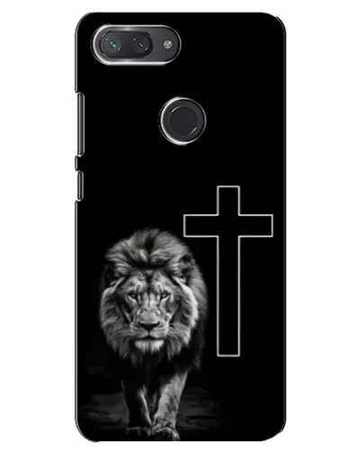 Чехол для Xiaomi Mi 8 Lite с картинкой «Лев и Крест» Чехол для Xiaomi Mi 8 Lite с картинкой «Лев и Крест»
