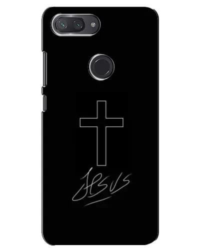 Чехол для Xiaomi Mi 8 Lite с картинкой «Графический крест Jesus» Чехол для Xiaomi Mi 8 Lite с картинкой «Графический крест Jesus»