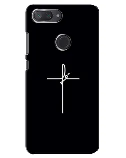 Чехол для Xiaomi Mi 8 Lite с картинкой «Тонкий крест»