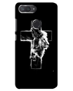 Чехол для Xiaomi Mi 8 Lite с картинкой «Сияющий крест Jesus»
