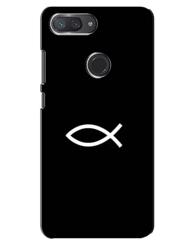 Чехол для Xiaomi Mi 8 Lite с картинкой «Символ рыбы Jesus» Чехол для Xiaomi Mi 8 Lite с картинкой «Символ рыбы Jesus»