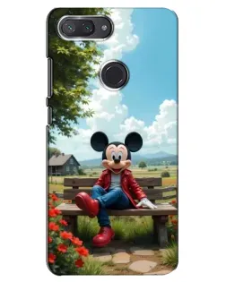 Чехол для Xiaomi Mi 8 Lite с картинкой «Микки на скамейке» Чехол для Xiaomi Mi 8 Lite с картинкой «Микки на скамейке»