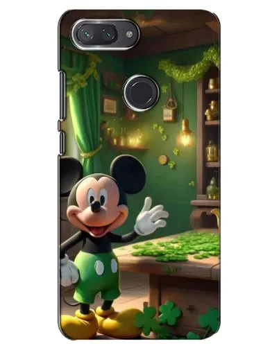 Чехол для Xiaomi Mi 8 Lite с картинкой «Микки в мастерской»