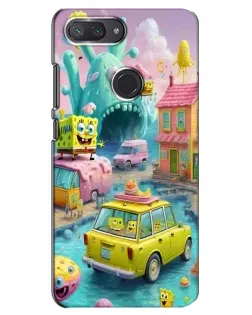 Чехол для Xiaomi Mi 8 Lite с картинкой «Монстр-трак приключения»