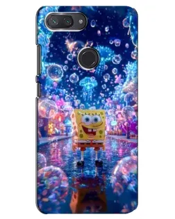 Чехол для Xiaomi Mi 8 Lite с картинкой «Неоновый океан»