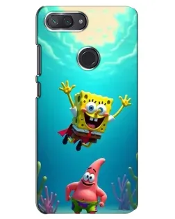 Чехол для Xiaomi Mi 8 Lite с картинкой «Спанч Боб под водой» Чехол для Xiaomi Mi 8 Lite с картинкой «Спанч Боб под водой»