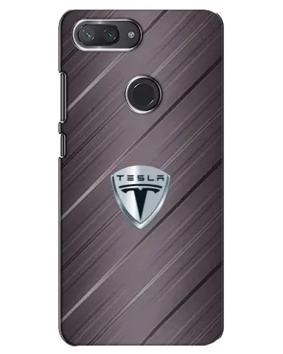 Чехол для Xiaomi Mi 8 Lite с картинкой «Металлическая текстура Tesla» Чехол для Xiaomi Mi 8 Lite с картинкой «Металлическая текстура Tesla»