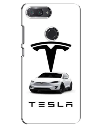 Чехол для Xiaomi Mi 8 Lite с картинкой «Tesla White Style» Чехол для Xiaomi Mi 8 Lite с картинкой «Tesla White Style»