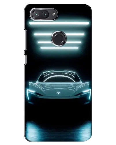 Чехол для Xiaomi Mi 8 Lite с картинкой «Tesla в неоне» Чехол для Xiaomi Mi 8 Lite с картинкой «Tesla в неоне»
