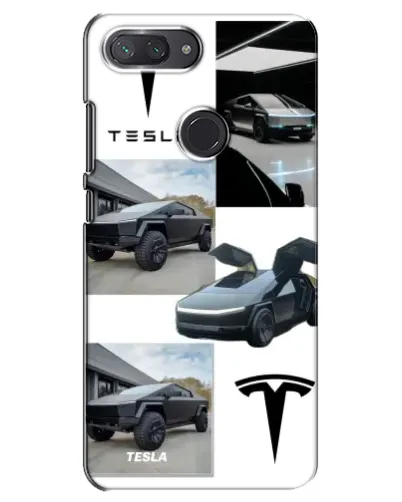 Чехол для Xiaomi Mi 8 Lite с картинкой «Коллаж Cybertruck Tesla» Чехол для Xiaomi Mi 8 Lite с картинкой «Коллаж Cybertruck Tesla»